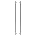 Sento Pull Handle 900mm - Diamond Knurl - Black