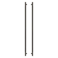 Sento Pull Handle 900mm - Diamond Knurl - Dark Roman Brass