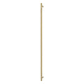 Sento Pull Handle 900mm - Diamond Knurl - Face Fixed - Matt Satin Brass