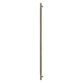 Sento Pull Handle 900mm - Diamond Knurl - Face Fixed - Roman Brass