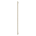 Sento Pull Handle 900mm - Diamond Knurl - Face Fixed - Unlacquered Satin Brass