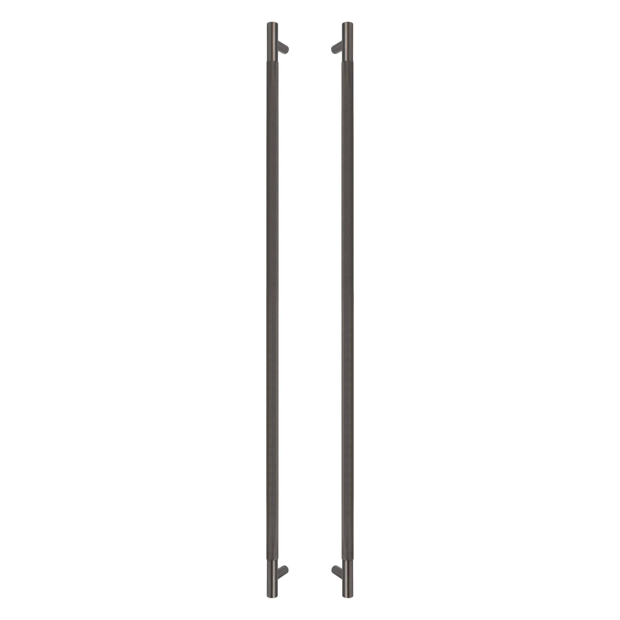 Sento Pull Handle 900mm - Diamond Knurl - Graphite Nickel