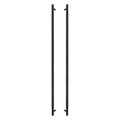 Sento Pull Handle 900mm - Linear Knurl - Black