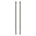 Sento Pull Handle 900mm - Linear Knurl - Cocoa Bronze
