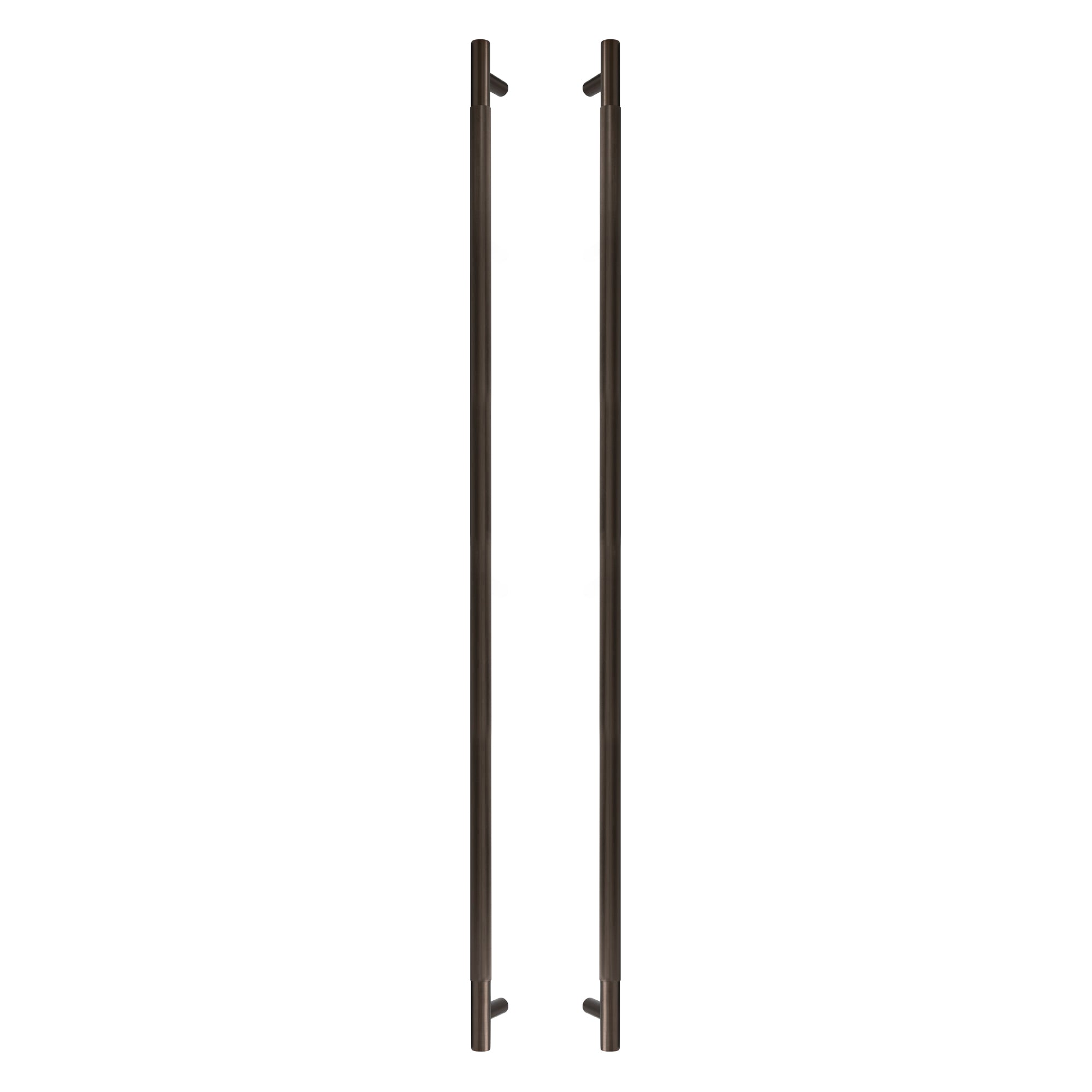 Sento Pull Handle 900mm - Linear Knurl - Cocoa Bronze