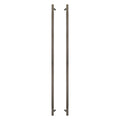 Sento Pull Handle 900mm - Linear Knurl - Graphite Nickel