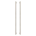 Sento Pull Handle 900mm - Plain - Brushed Nickel