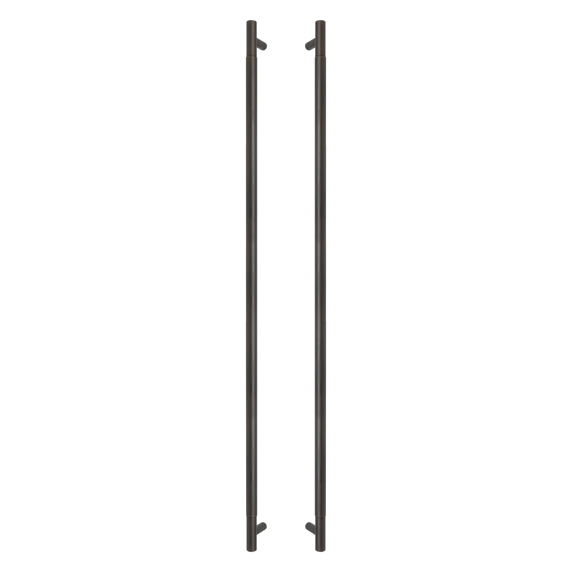 Sento Pull Handle 900mm - Plain - Dark Roman Brass