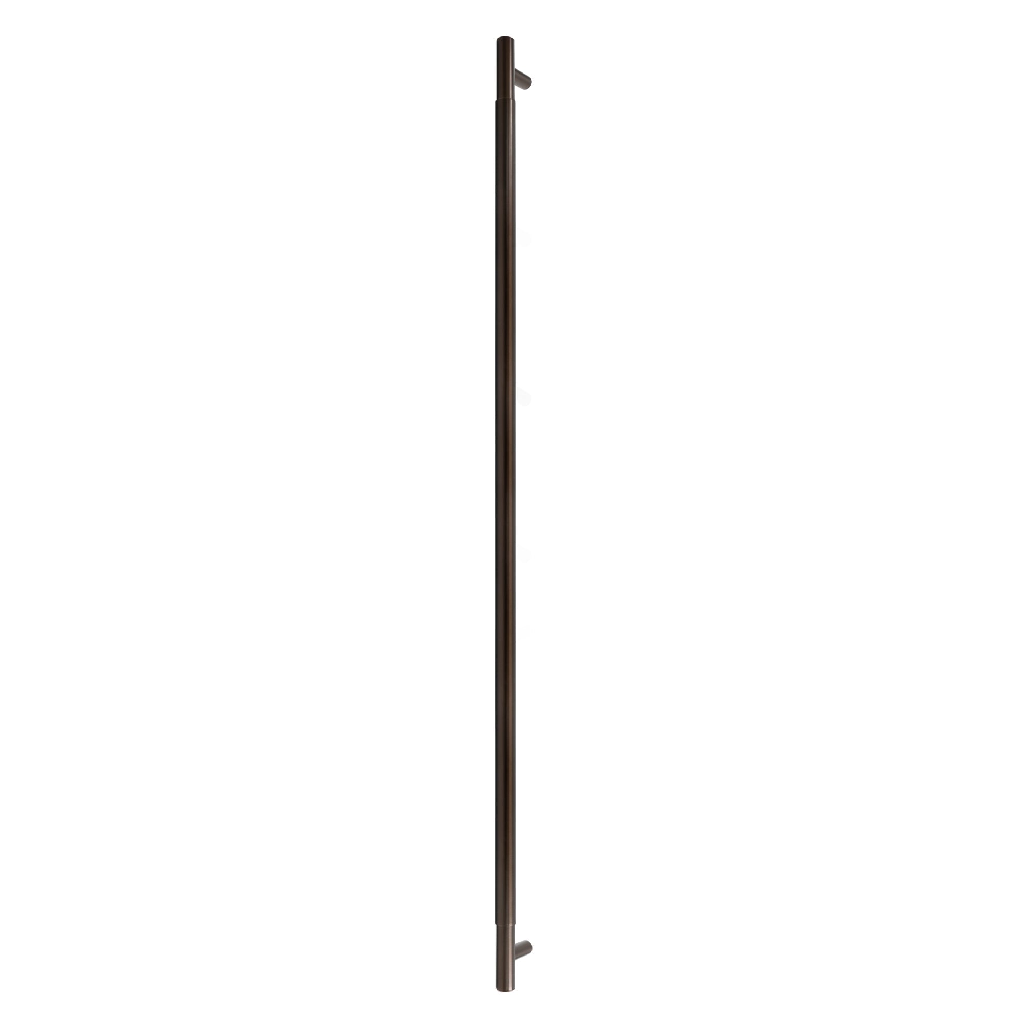 Sento Pull Handle 900mm - Plain - Face Fixed - Cocoa Bronze