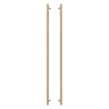 Sento Pull Handle 900mm - Plain - Matt Satin Brass