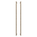 Sento Pull Handle 900mm - Plain - Roman Brass