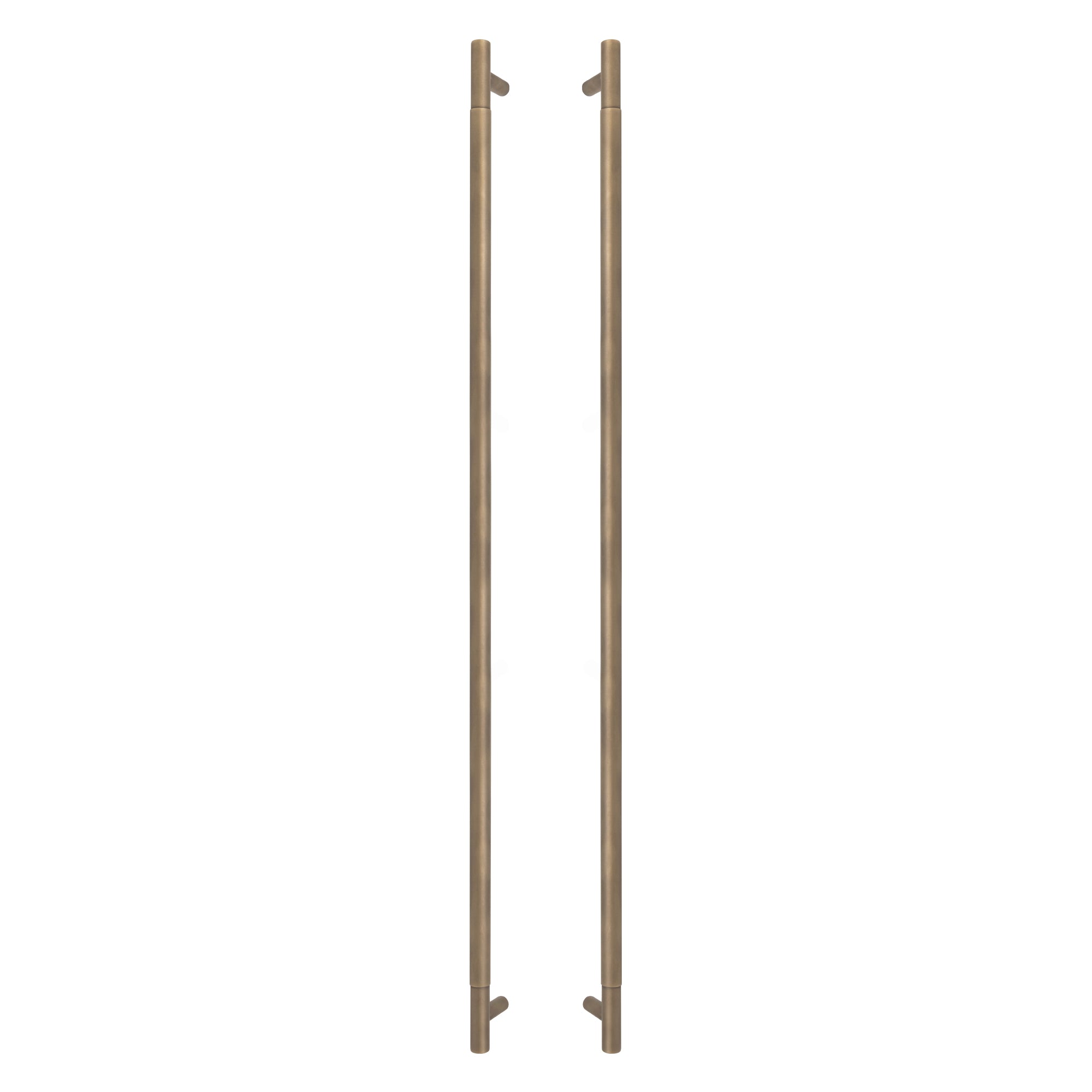 Sento Pull Handle 900mm - Plain - Roman Brass