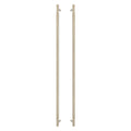 Sento Pull Handle 900mm - Plain - Unlacquered Satin Brass