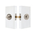 NIDO - Privacy Set 57mm Backset - Plain - Brushed Nickel