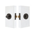 NIDO - Privacy Set 57mm Backset - Plain - Dark Roman Brass