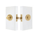 NIDO - Privacy Set 57mm Backset - Plain - Matt Satin Brass