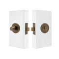 NIDO - Privacy Set 57mm Backset - Plain - Roman Brass