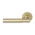 Lumina Dummy Lever - Plain - Unlacquered Satin Brass