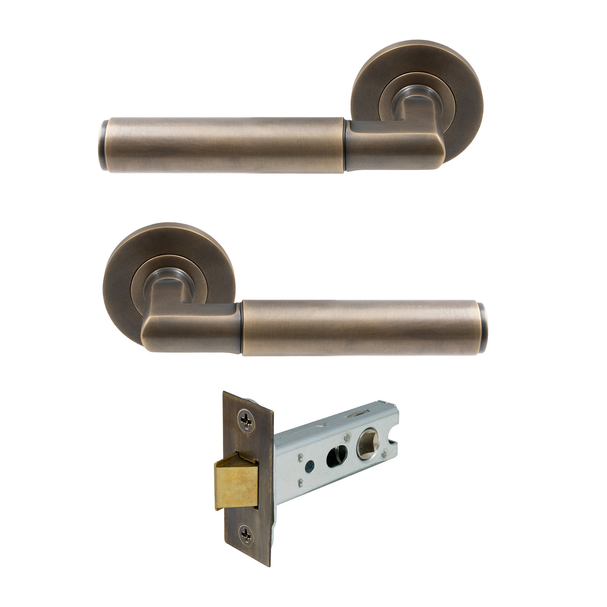 Lumina Passage Set - Plain - Oil Rubbed Bronze