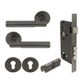 Lumina Entrance Set - Plain - Graphite Nickel