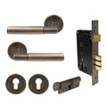 Lumina Entrance Set - Plain - Oil Rubbed Bronze