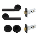 Lumina Privacy Set - Plain - Black
