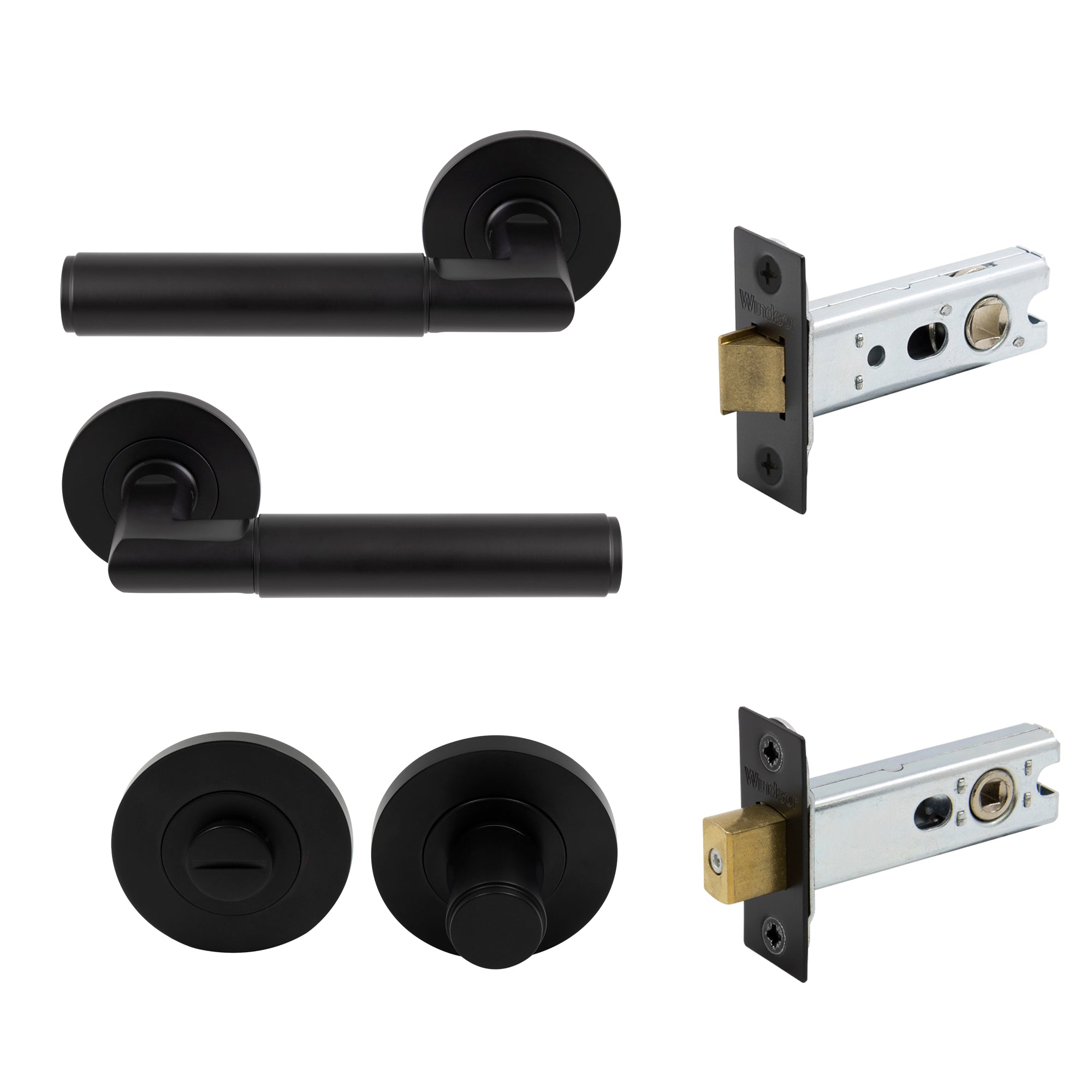 Lumina Privacy Set - Plain - Black