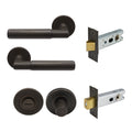 Lumina Privacy Set - Plain - Dark Roman Brass