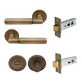 Lumina Privacy Set - Plain - Roman Brass