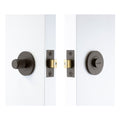 NIDO - Privacy Set 57mm Backset - Diamond Knurl - Graphite Nickel