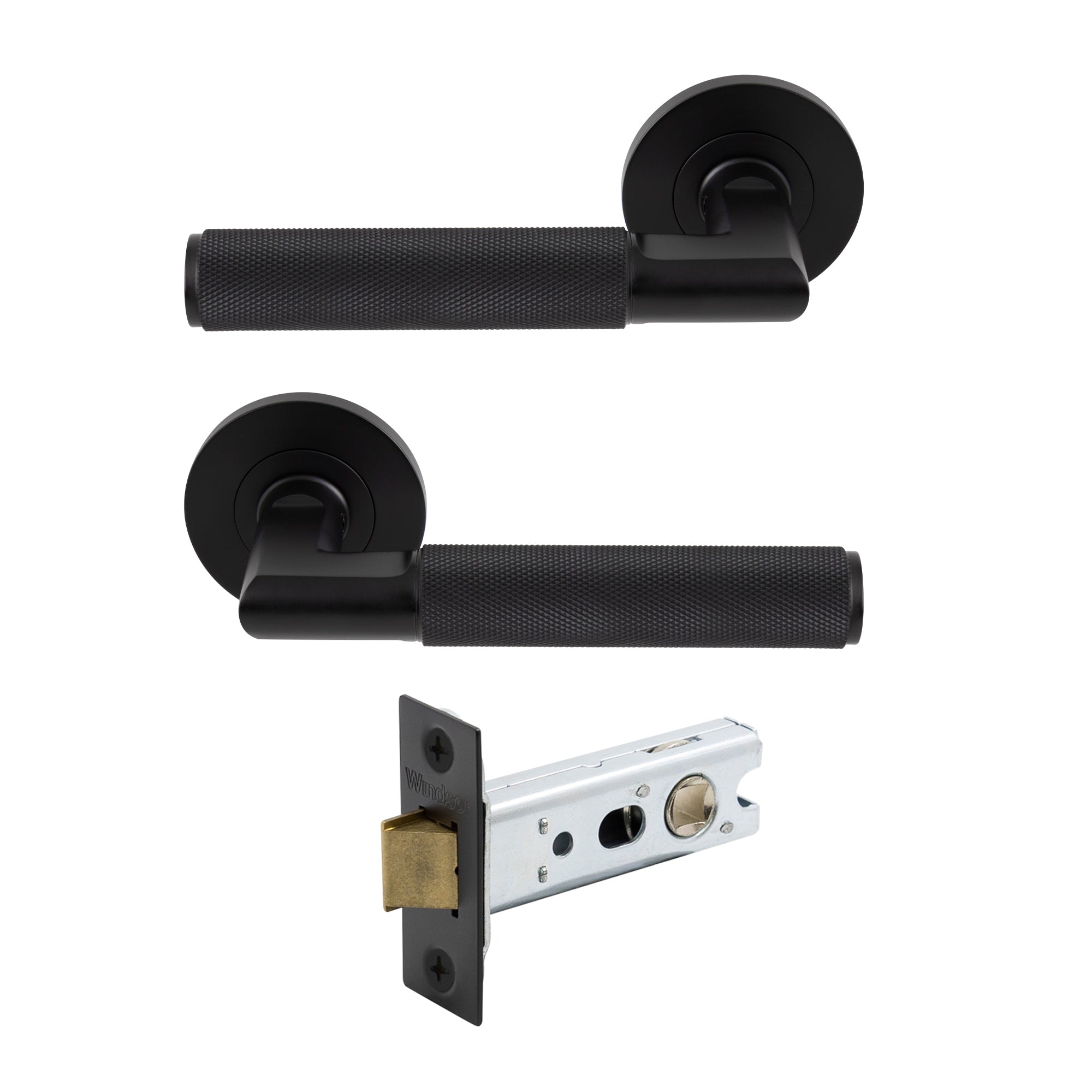 Lumina Passage Set - Diamond Knurl - Black