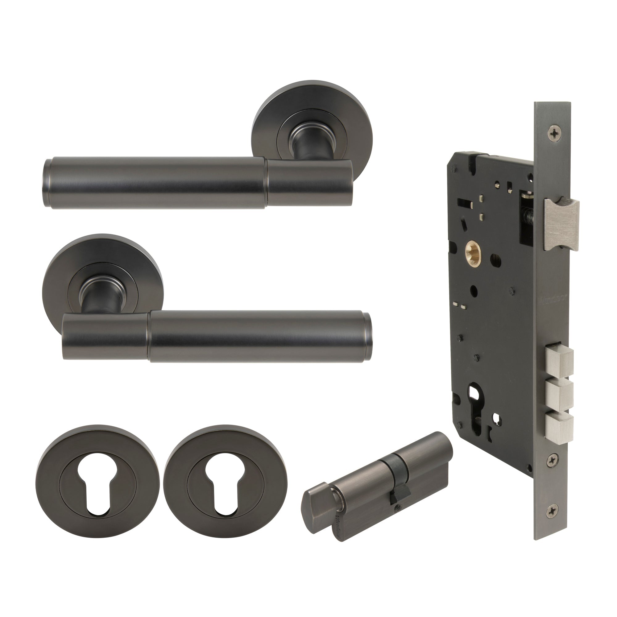 Verge Entrance Set - Plain - Graphite Nickel