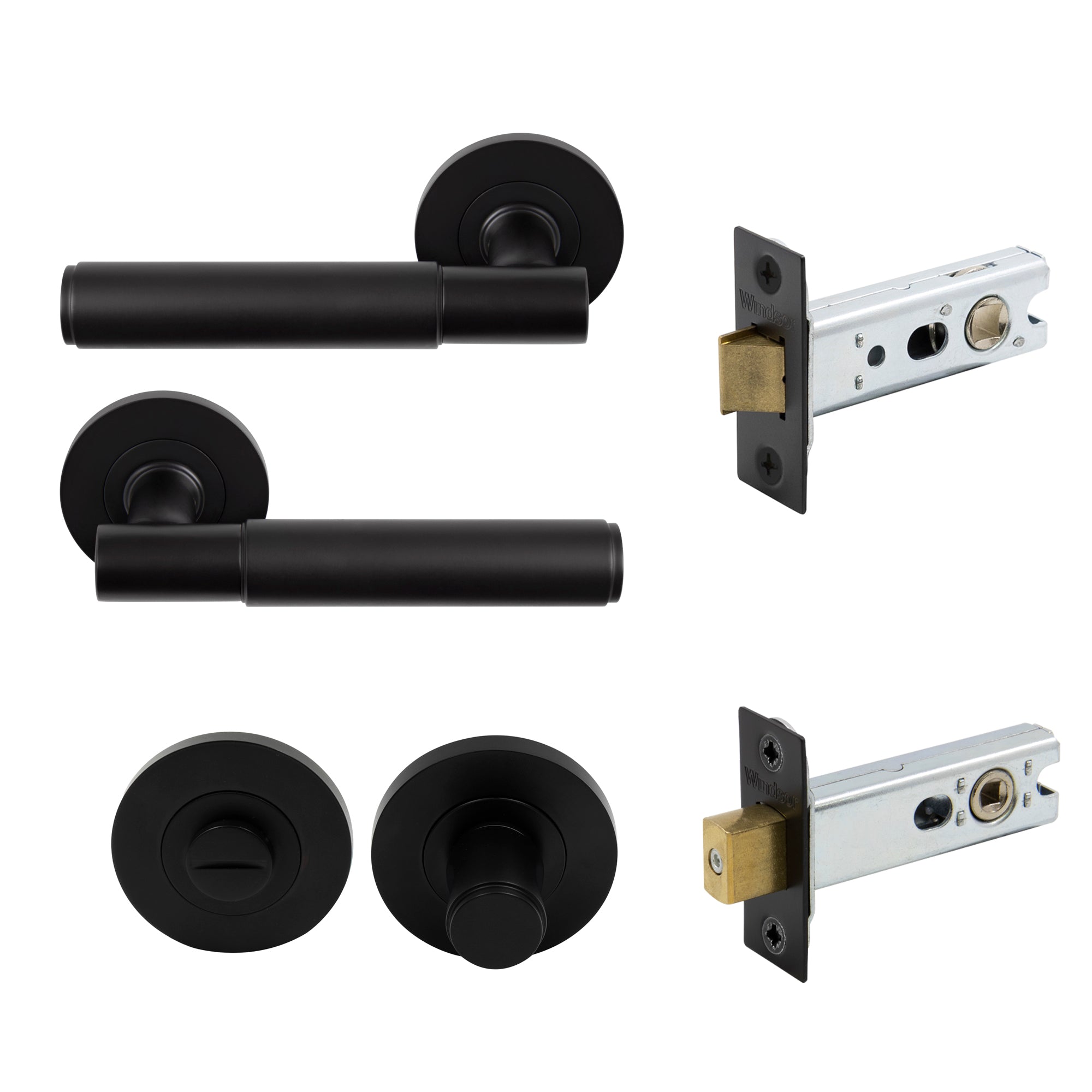 Verge Privacy Set - Plain - Black