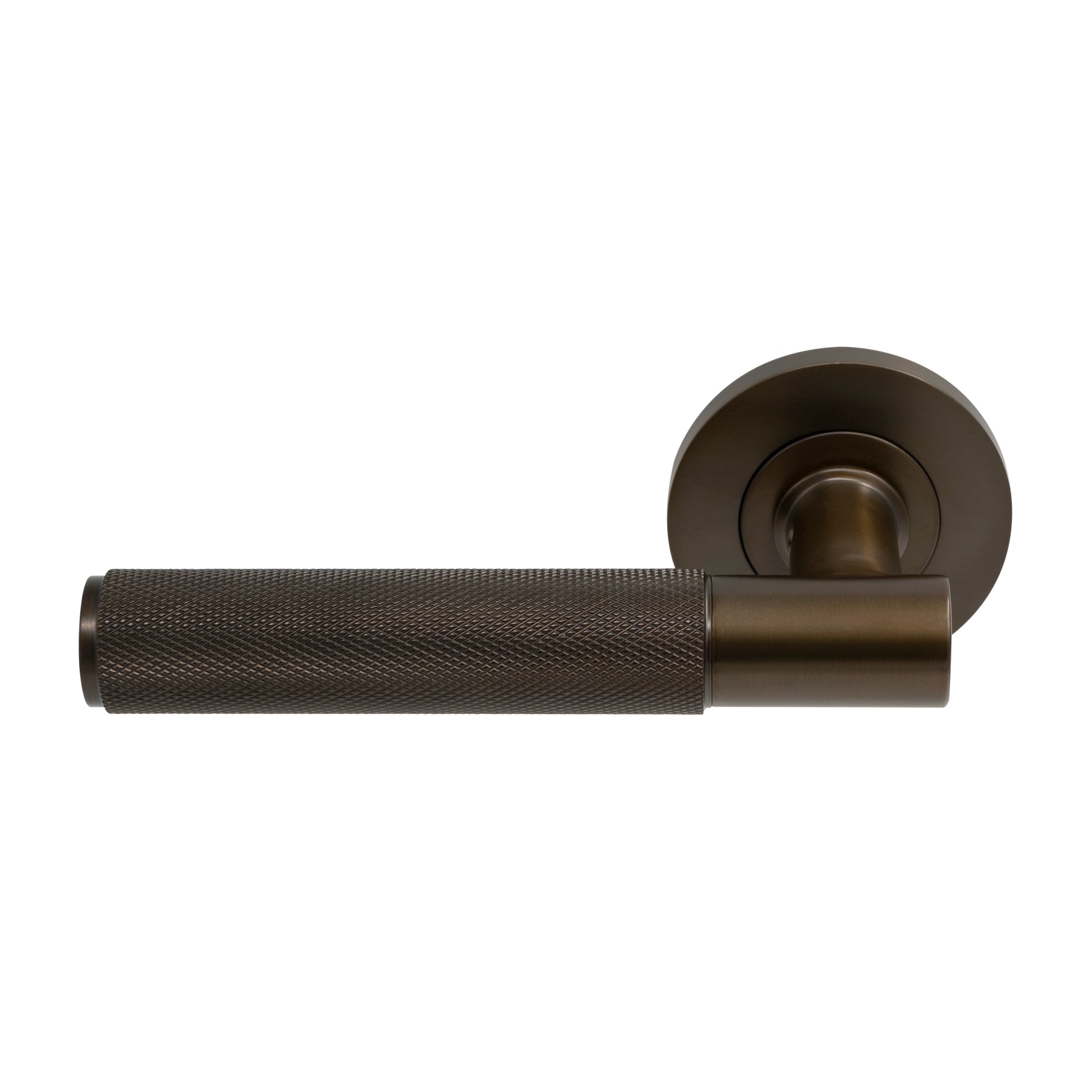 Verge Dummy Lever - Diamond Knurl - Cocoa Bronze