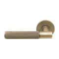 Verge Dummy Lever - Diamond Knurl - Roman Brass