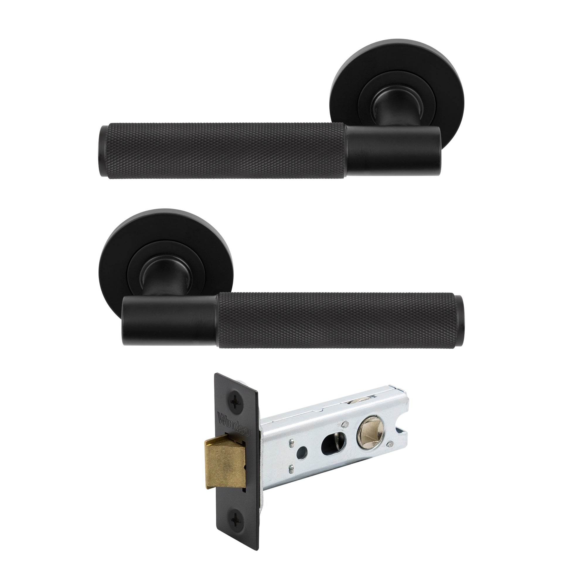 Verge Passage Set - Diamond Knurl - Black
