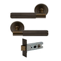 Verge Passage Set - Diamond Knurl - Cocoa Bronze