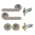 Modella Privacy Set - Brushed Nickel