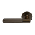 Verge Dummy Lever - Linear Knurl - Cocoa Bronze