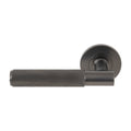 Verge Dummy Lever - Linear Knurl - Graphite Nickel