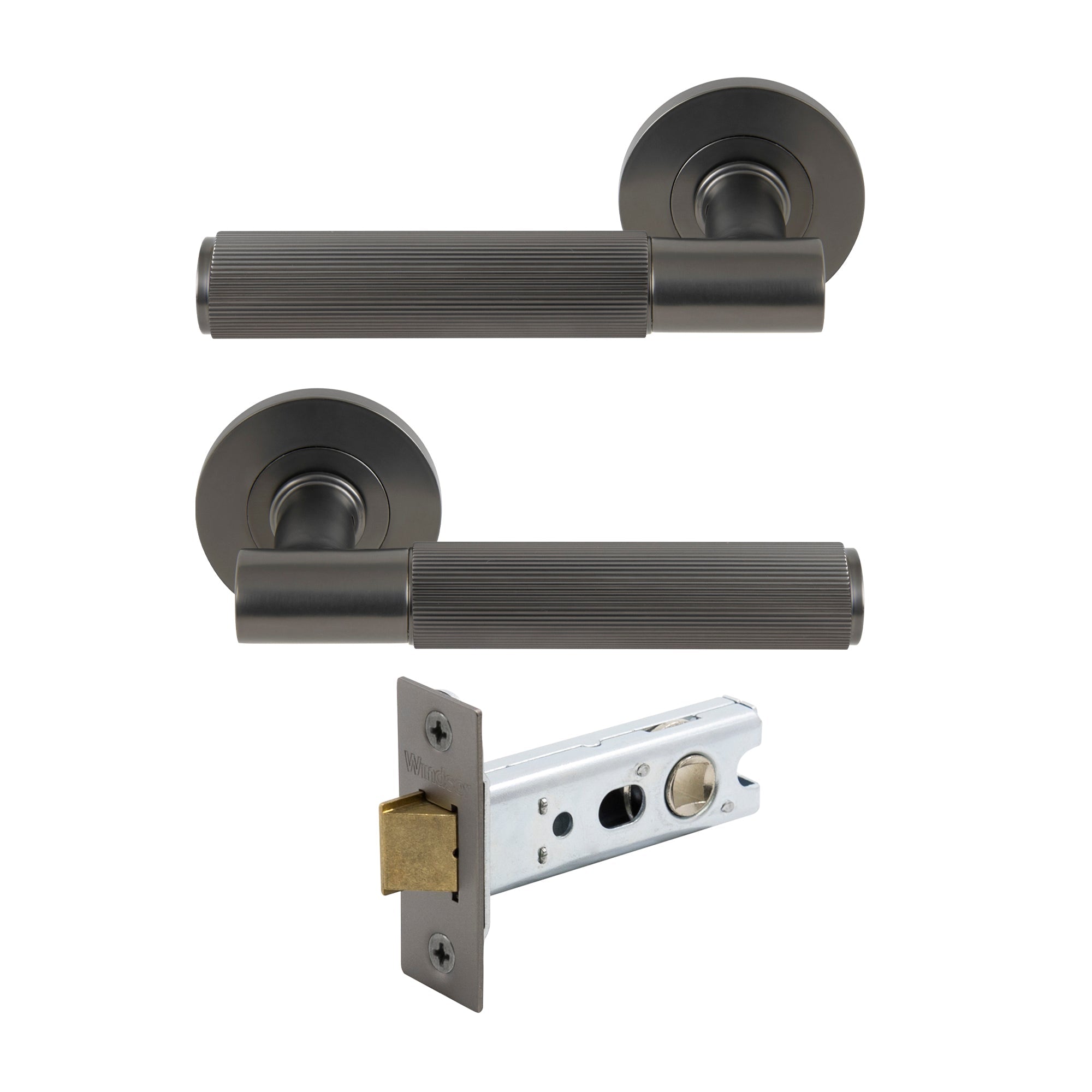 Verge Passage Set - Linear Knurl - Graphite Nickel