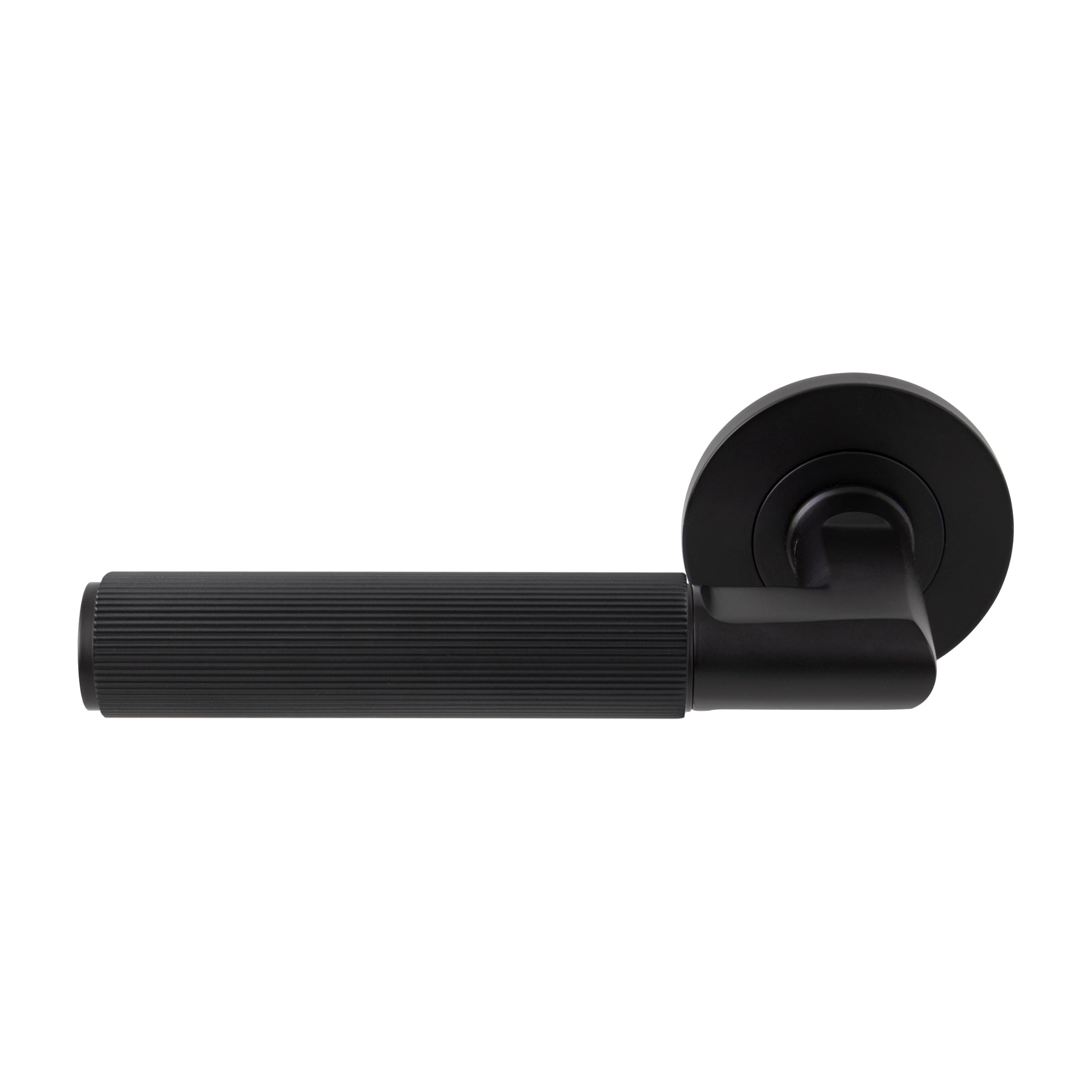 Lumina Dummy Lever - Linear Knurl - Black