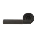 Lumina Dummy Lever - Linear Knurl - Dark Roman Brass