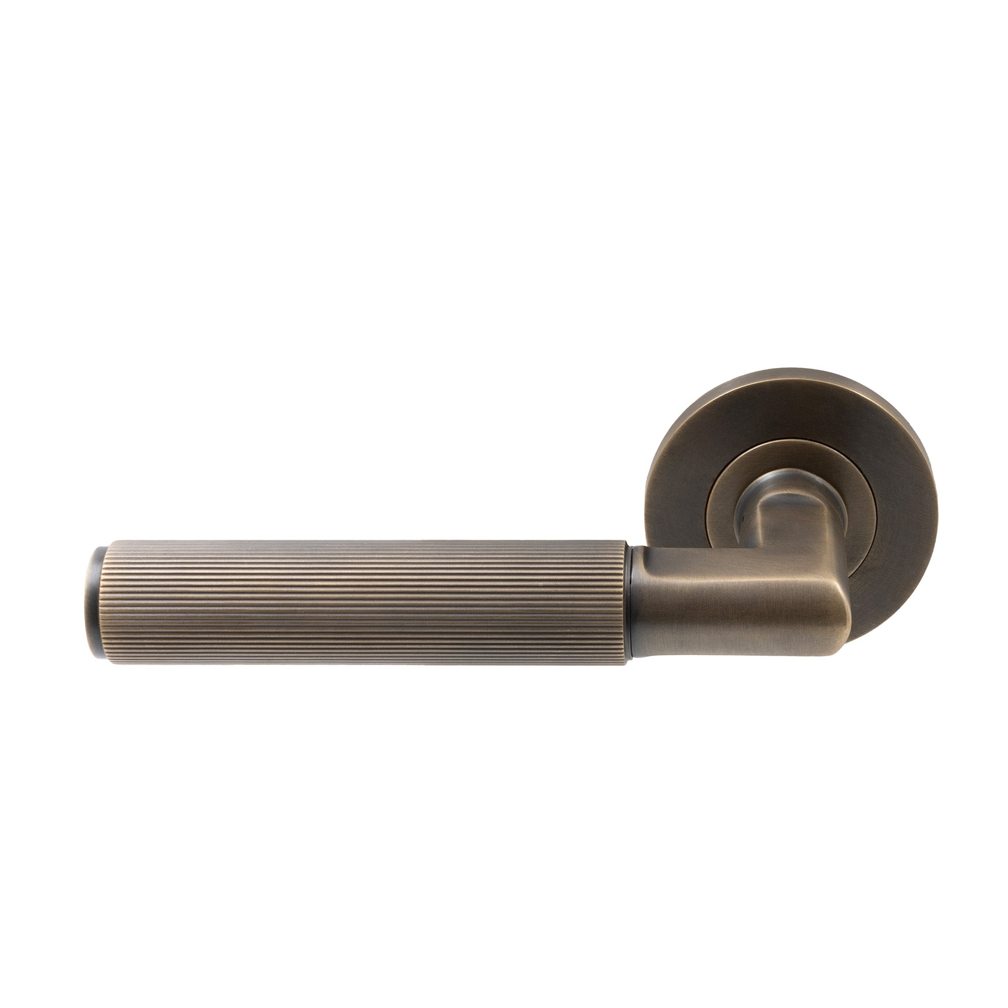 Lumina Dummy Lever - Linear Knurl - Oil Rubbed Bronze