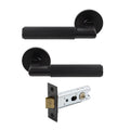 Lumina Passage Set - Linear Knurl - Black