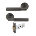 Lumina Passage Set - Linear Knurl - Graphite Nickel