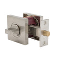 Auxiliary Square Priv. Set 60mm Backset - Brushed Nickel