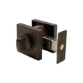 Auxiliary Square Priv. Set 60mm Backset - Cocoa Bronze