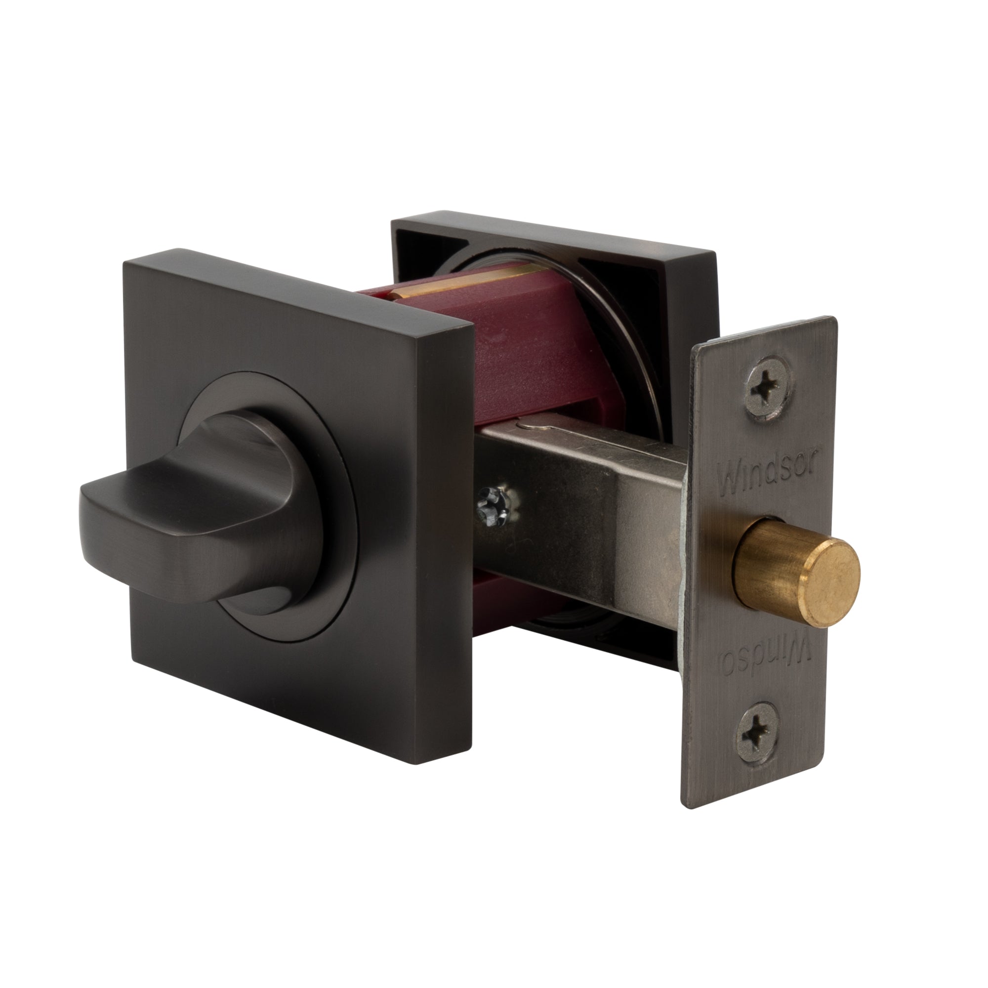 Auxiliary Square Priv. Set 60mm Backset - Graphite Nickel