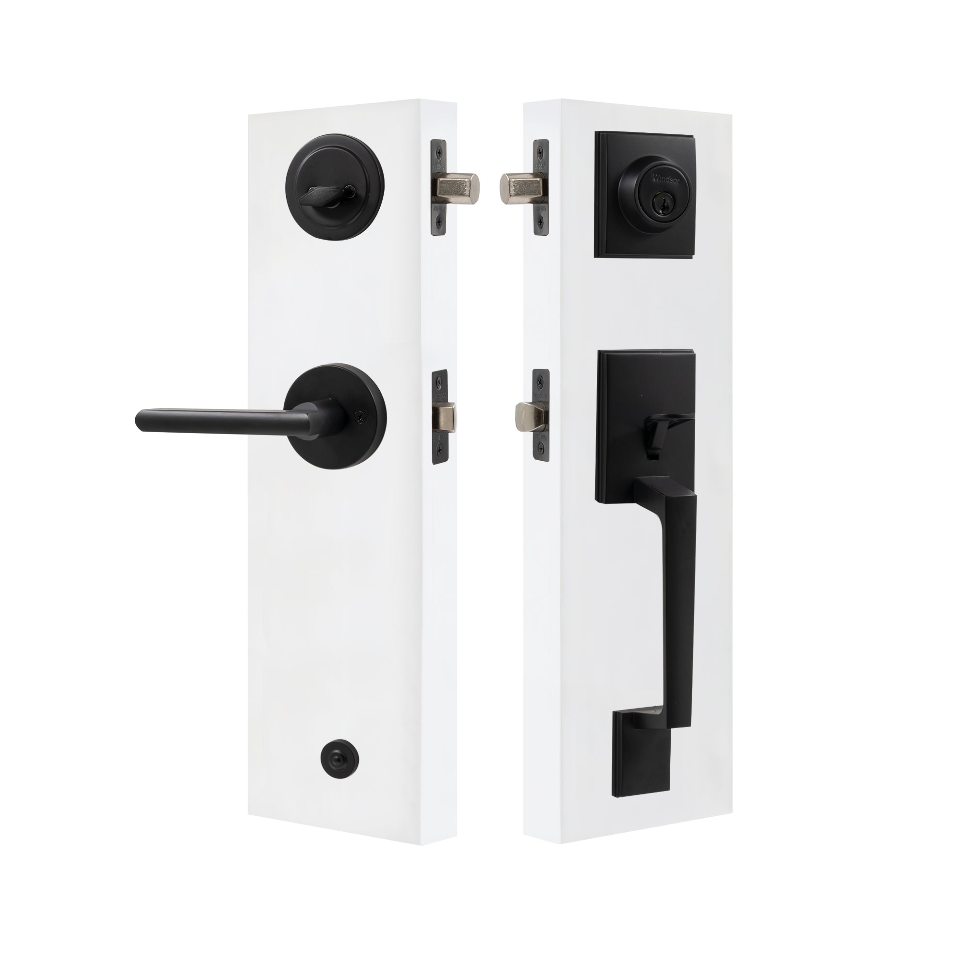 Gripset Square with Lever - Black